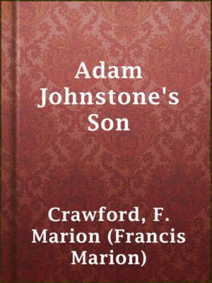 cover image of Adam Johnstone's Son
